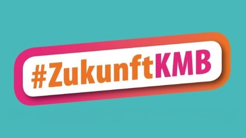 Das Foto zeigt das Logo #ZukunftKMB