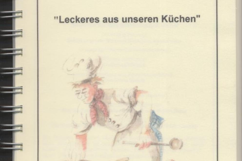Cover des „Leckeres aus unseren Küchen“ Kochbuch der Landratsämtler
