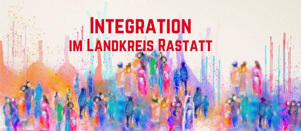 Das Foto zeigt das Logo Integration im Landkreis Rastatt