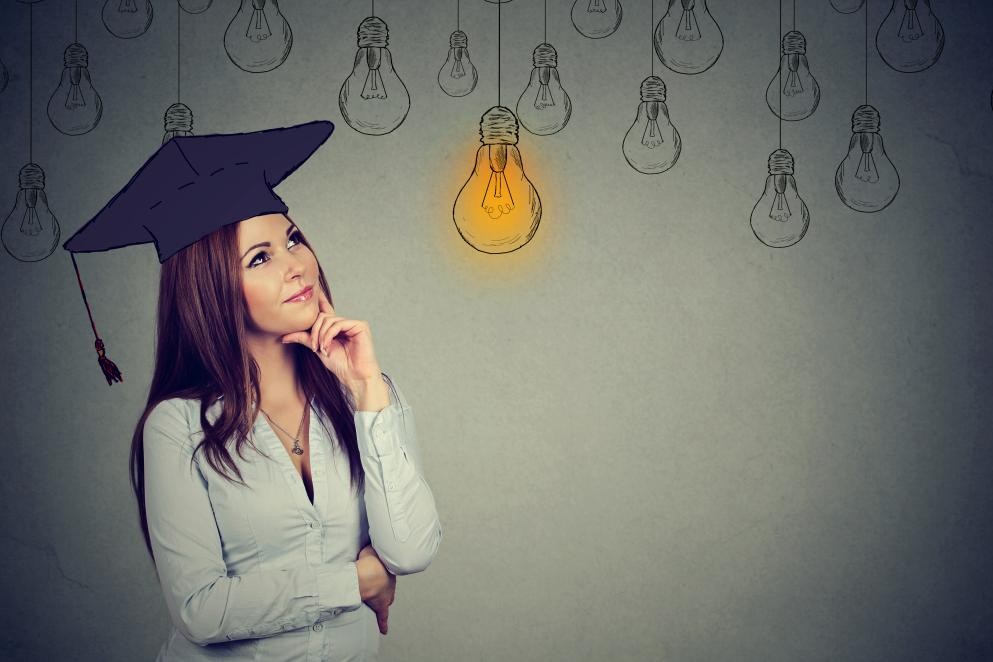 Studentin Das Foto zeigt eine Studentin.