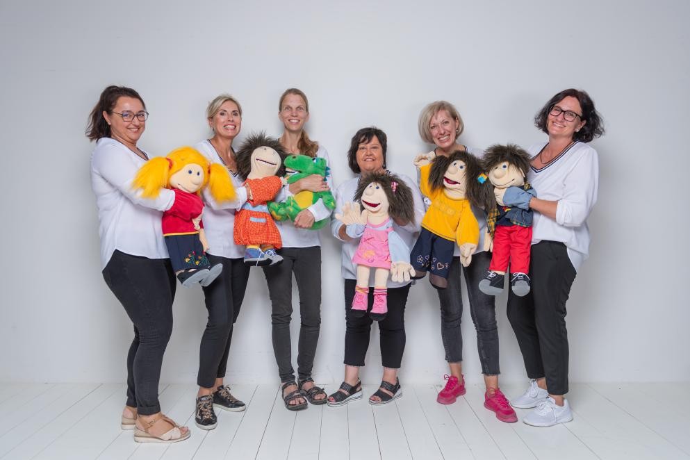 Das Team der RAGZ Das Foto zeigt das Team des Arbeitskreises Zahngesundheit