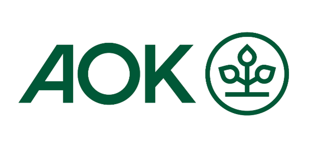 Logo AOK Das Foto zeigt das Logo der AOK