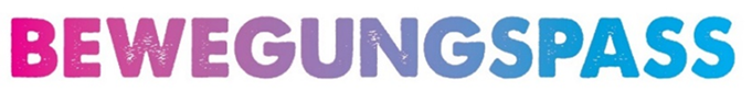 Schriftzug Bewegungspass; Foto: TRANSFERSTELLE BEWEGUNGSPASS BADEN-WÜRTTEMBERG 2024 Das Foto zeigt den Schriftzug Bewegungspass; Foto: TRANSFERSTELLE BEWEGUNGSPASS BADEN-WÜRTTEMBERG 2024